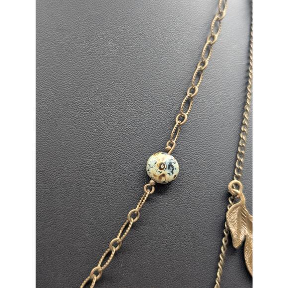 Jet'aime VTG Brass Necklace & Made to Look Antique Filigree Pendant Necklace Lot - Picture 3 of 15